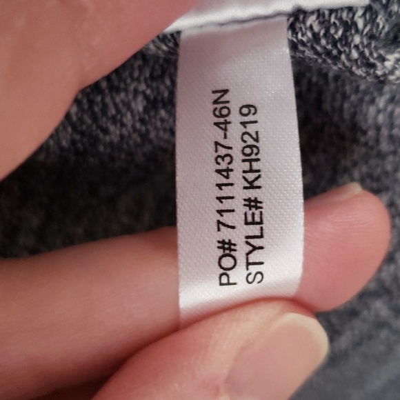 Lacoste Men Rugby Polo Shirt Medium Navy Blue Mouline Cotton Long Sleeve Preppy - Picture 11 of 13